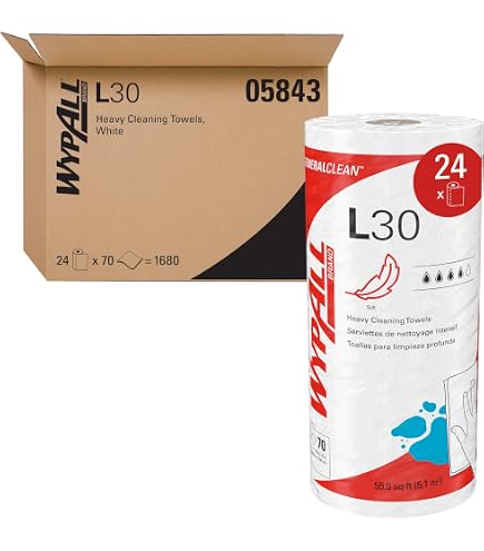 Amazon.com: WypAll PowerClean L40 Cloths Extra Absorbent Wipes